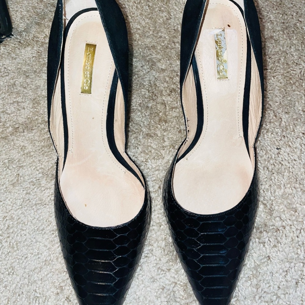 Black heels size 11
